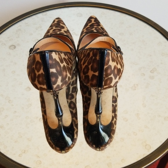 Manolo Blahnik Leopard Print 3" Pump size 7.5 - Picture 2 of 5